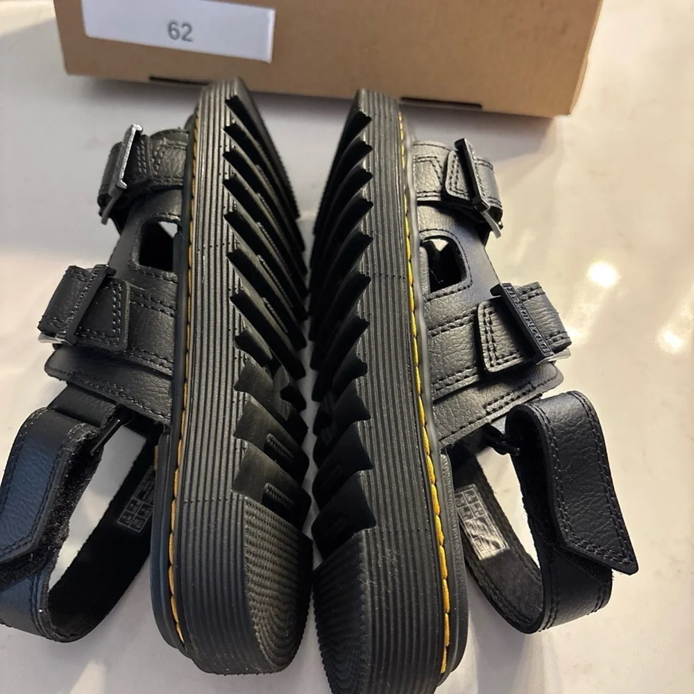 Dr. Martens Black Kids Sandals
